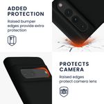 Laptop, Telefoane si Tablete - Telefoane mobile si accesorii - Accesorii Telefoane - Huse telefoane - Husa kwmobile pentru Google Pixel 7 Pro, Silicon, Negru, 59452.01 - Infinity.ro