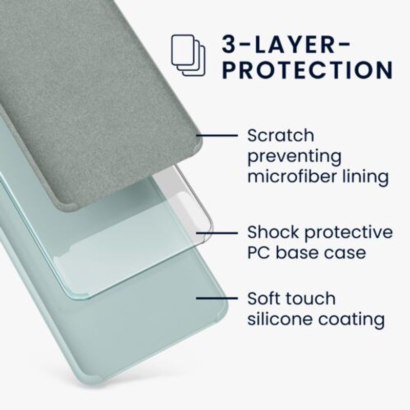 Laptop, Telefoane si Tablete - Telefoane mobile si accesorii - Accesorii Telefoane - Huse telefoane - Husa kwmobile pentru Google Pixel 7 Pro, Silicon, Verde, 59452.200 - Infinity.ro