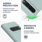 Laptop, Telefoane si Tablete - Telefoane mobile si accesorii - Accesorii Telefoane - Huse telefoane - Husa kwmobile pentru Google Pixel 7 Pro, Silicon, Verde, 59452.200 - Infinity.ro