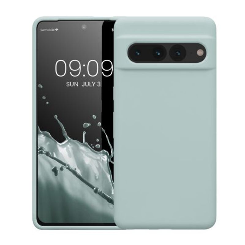 Laptop, Telefoane si Tablete - Telefoane mobile si accesorii - Accesorii Telefoane - Huse telefoane - Husa kwmobile pentru Google Pixel 7 Pro, Silicon, Verde, 59452.200 - Infinity.ro