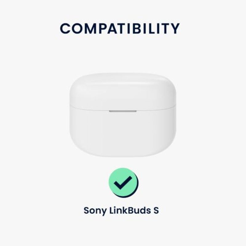 Laptop, Telefoane si Tablete - Wearables si gadgeturi - Wearables - Accesorii wearables - Husa kwmobile pentru Sony LinkBuds S, Silicon, Verde, 59038.80 - Infinity.ro