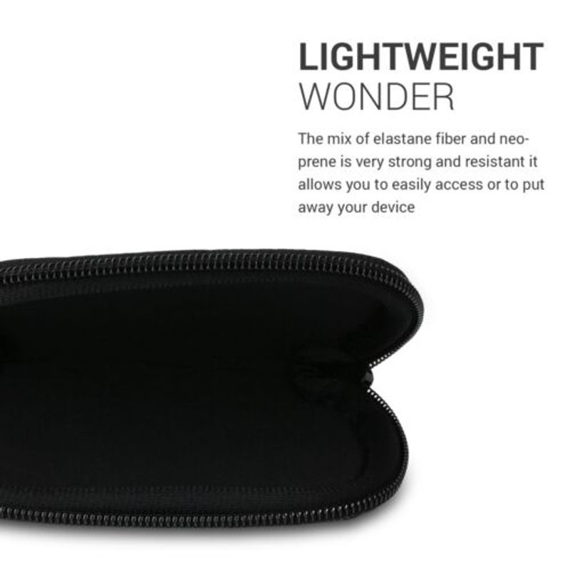 Laptop, Telefoane si Tablete - Laptopuri si accesorii - Piese laptop - Tastaturi laptop - Husa pentru mouse Apple Magic Mouse 2/Magic Mouse 1, Kwmobile, Negru/Alb, Neopren, 51118.01 - Infinity.ro