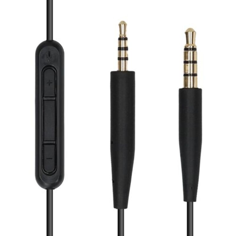 PC, gaming si accesorii - Gaming - Accesorii gaming - Controlere, Volane si Casti gaming - Cablu pentru casti Bose QuietComfort 35, Kwmobile, Negru, Plastic, 51172.01 - Infinity.ro