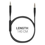 PC, gaming si accesorii - Gaming - Accesorii gaming - Controlere, Volane si Casti gaming - Cablu pentru casti Bose QuietComfort 35, Kwmobile, Negru, Plastic, 51172.01 - Infinity.ro