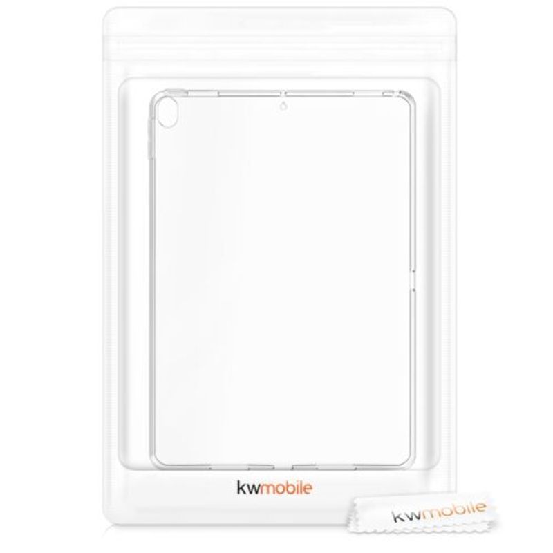 Laptop, Telefoane si Tablete - Tablete si accesorii tablete - Accesorii Tablete - Huse tablete - Husa pentru tableta Apple iPad Air 3, Kwmobile, Transparent, Silicon, 48339.03 - Infinity.ro