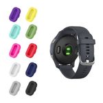 Laptop, Telefoane si Tablete/Wearables si gadgeturi/Gadgeturi/Accesorii SMART - Set 10 Dopuri de praf pentru Garmin Venu/Forerunner/Vivomove, Kwmobile, Multicolor, Silicon, 58454.32 - Infinity.ro