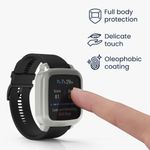 Laptop, Telefoane si Tablete/Wearables si gadgeturi/Gadgeturi/Accesorii SMART - Husa Kwmobile pentru Garmin Venu Sq 2 Music/Venu Sq 2, Negru/Gri, Silicon, 60372.04 - Infinity.ro