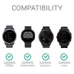 Laptop, Telefoane si Tablete/Wearables si gadgeturi/Gadgeturi/Accesorii SMART - Set 10 Dopuri de praf pentru Garmin Venu/Forerunner/Vivomove, Kwmobile, Multicolor, Silicon, 58454.32 - Infinity.ro