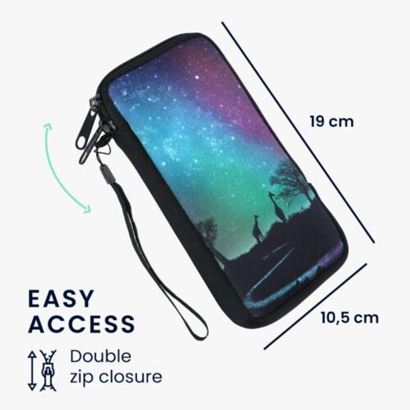 Laptop, Telefoane si Tablete - Telefoane mobile si accesorii - Accesorii Telefoane - Huse telefoane - Husa Universala pentru telefon XL, 6,8 inch, Neopren, Multicolor, 30226.4.22, Kwmobile - Infinity.ro