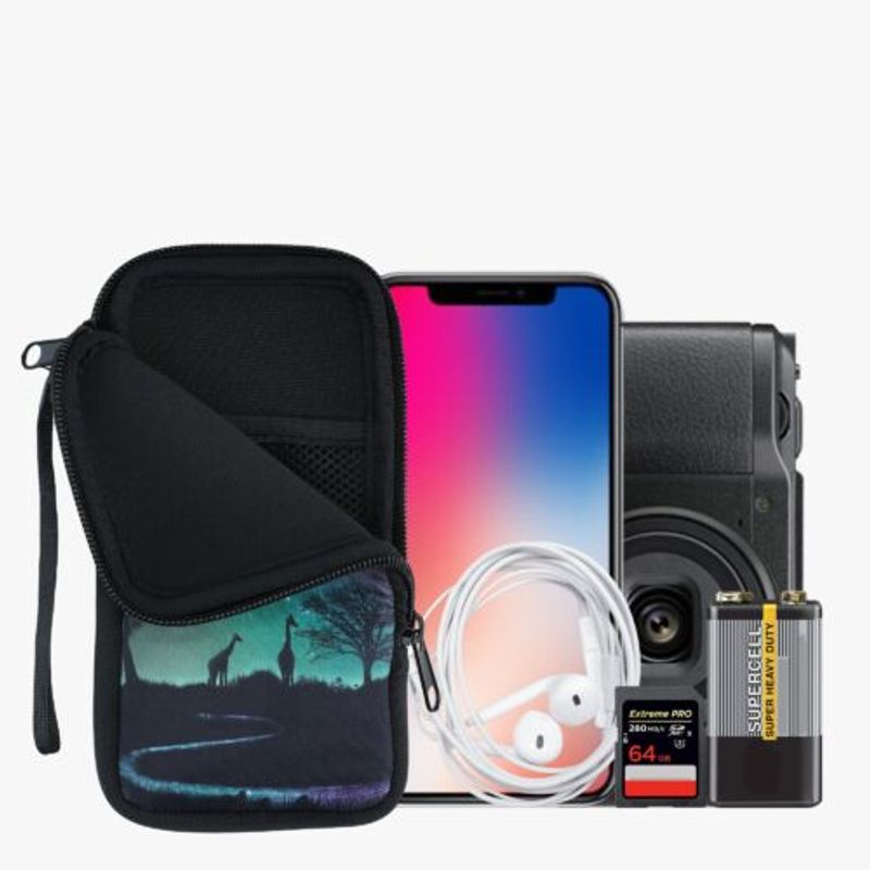 Laptop, Telefoane si Tablete - Telefoane mobile si accesorii - Accesorii Telefoane - Huse telefoane - Husa Universala pentru telefon XL, 6,8 inch, Neopren, Multicolor, 30226.4.22, Kwmobile - Infinity.ro