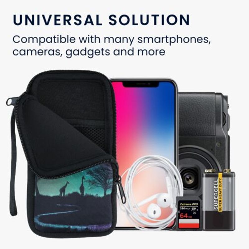 Laptop, Telefoane si Tablete - Telefoane mobile si accesorii - Accesorii Telefoane - Huse telefoane - Husa Universala pentru telefon XL, 6,8 inch, Neopren, Multicolor, 30226.4.22, Kwmobile - Infinity.ro