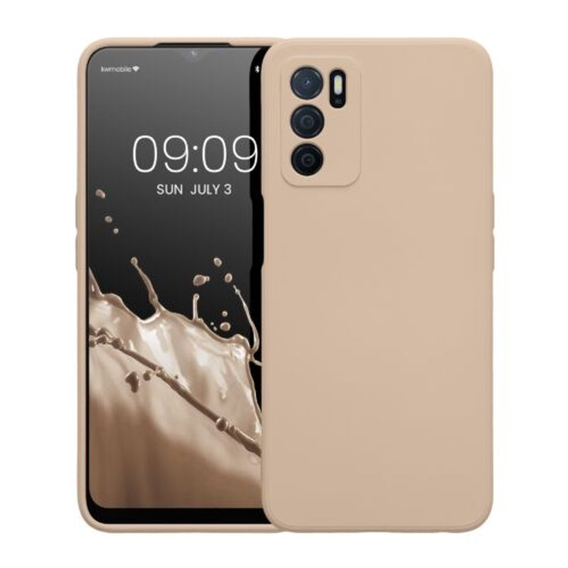 Laptop, Telefoane si Tablete - Telefoane mobile si accesorii - Accesorii Telefoane - Huse telefoane - Husa Kwmobile pentru OPPO A16/A16s/A54s, Crem, Silicon, 57572.225 - Infinity.ro