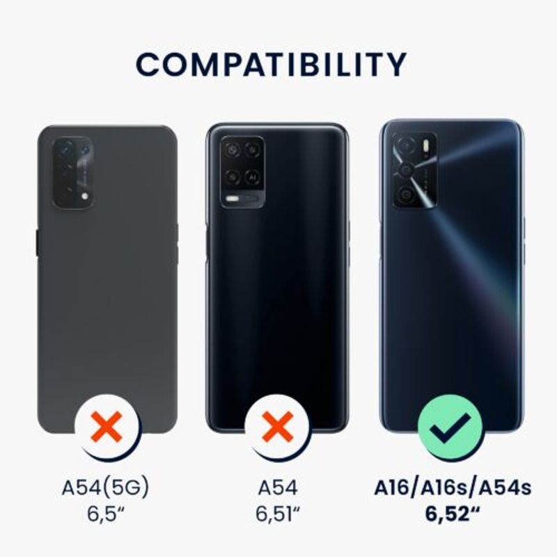 Laptop, Telefoane si Tablete - Telefoane mobile si accesorii - Accesorii Telefoane - Huse telefoane - Husa Kwmobile pentru OPPO A16/A16s/A54s, Crem, Silicon, 57572.225 - Infinity.ro