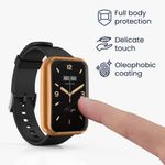 Laptop, Telefoane si Tablete - Wearables si gadgeturi - Gadgeturi - Accesorii SMART - Set 2 huse kwmobile pentru Xiaomi Mi Band 7 Pro, Silicon, Negru/Auriu, 59605.04 - Infinity.ro