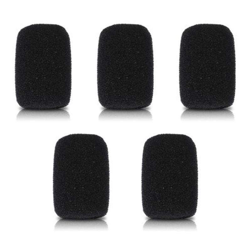 PC, gaming si accesorii - Gaming - Accesorii gaming - Controlere, Volane si Casti gaming - Set 5 Huse pentru microfon 1.8 x 2x 0.8 cm, Kwmobile, Negru, Spuma cu memorie, 51271.02 - Infinity.ro