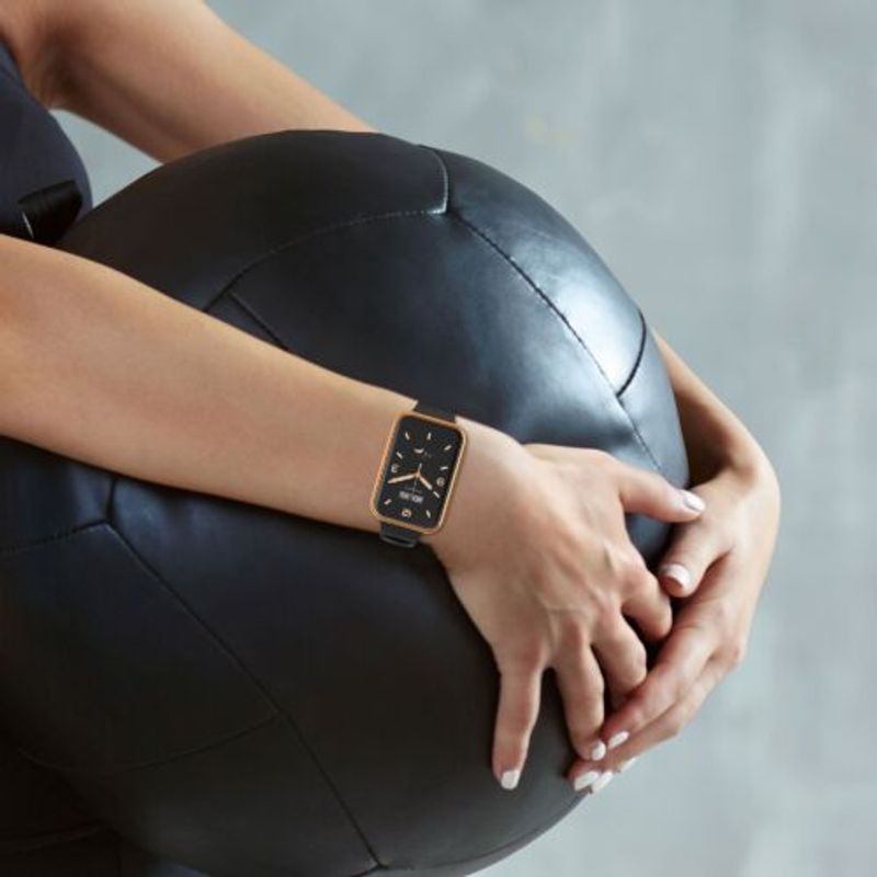 Laptop, Telefoane si Tablete - Wearables si gadgeturi - Gadgeturi - Accesorii SMART - Set 2 huse kwmobile pentru Xiaomi Mi Band 7 Pro, Silicon, Negru/Auriu, 59605.04 - Infinity.ro