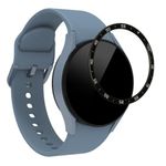 Laptop, Telefoane si Tablete/Wearables si gadgeturi/Gadgeturi/Accesorii SMART - Rama cadran kwmobile pentru Samsung Galaxy Watch 5 (44mm), Aluminiu, Negru/Gri, 60203.01 - Infinity.ro