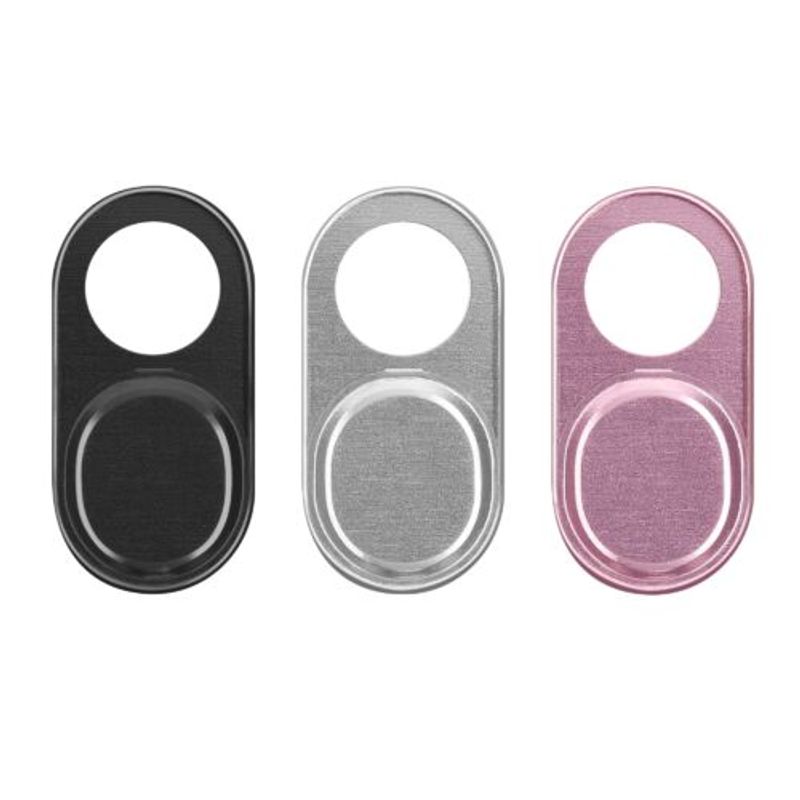 Laptop, Telefoane si Tablete - Laptopuri si accesorii - Piese laptop - Folii protectie si autocolante laptop - Set 3 Protectii pentru camera web de la laptop, Kwmobile, Multicolor, Aluminiu, 58115.01 - Infinity.ro
