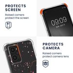 Laptop, Telefoane si Tablete - Telefoane mobile si accesorii - Accesorii Telefoane - Huse telefoane - Bumper kwmobile pentru OPPO A76, Silicon, Transparent/Roz, 60042.01 - Infinity.ro