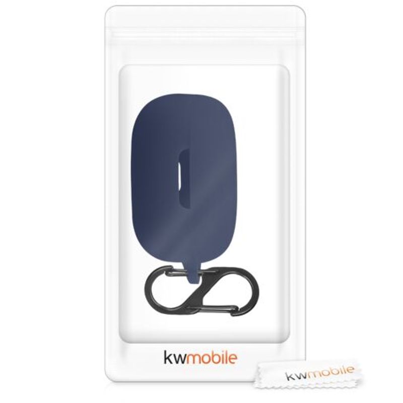 Laptop, Telefoane si Tablete - Wearables si gadgeturi - Wearables - Accesorii wearables - Husa pentru casti JBL Live Pro Plus, Kwmobile, Albastru, Silicon, 54206.17 - Infinity.ro