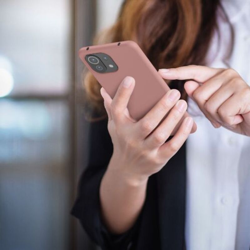 Laptop, Telefoane si Tablete - Telefoane mobile si accesorii - Accesorii Telefoane - Huse telefoane - Husa pentru Xiaomi Mi 11 Lite 5G, Silicon, Roz, 54730.193 - Infinity.ro