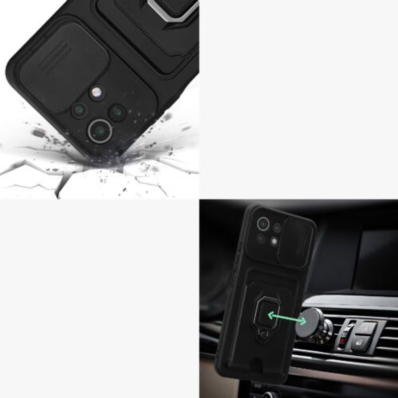 Laptop, Telefoane si Tablete - Telefoane mobile si accesorii - Accesorii Telefoane - Huse telefoane - Bumper kwmobile pentru Xiaomi 11 Lite 5G NE/Mi 11 Lite 5G, Silicon, Negru, 57718.01 - Infinity.ro