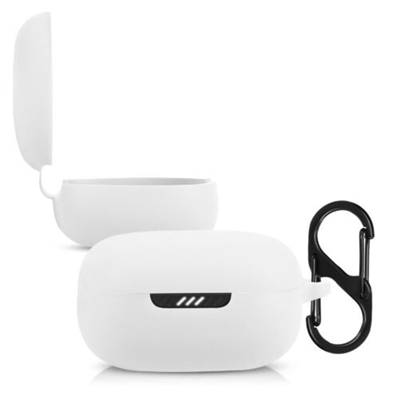 PC, gaming si accesorii - Gaming - Accesorii gaming - Controlere, Volane si Casti gaming - Husa pentru casti JBL Live Pro Plus, Kwmobile, Alb, Silicon, 54206.02 - Infinity.ro