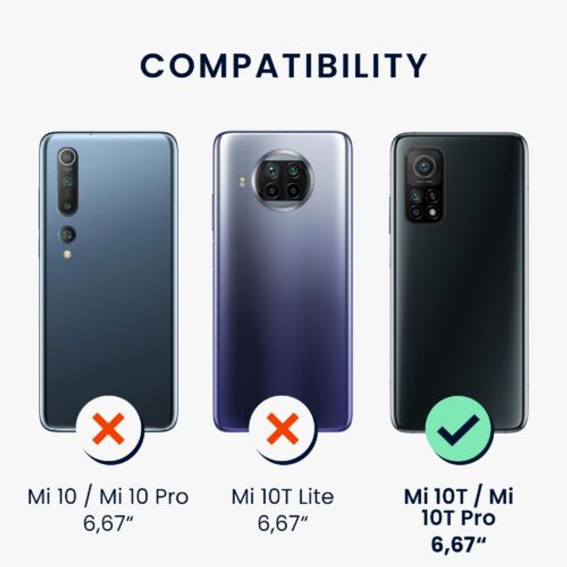 Laptop, Telefoane si Tablete - Telefoane mobile si accesorii - Accesorii Telefoane - Huse telefoane - Husa pentru Xiaomi Mi 10T/Mi 10T Pro, Silicon, Negru, 56952.47, Kwmobile - Infinity.ro