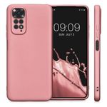 Laptop, Telefoane si Tablete - Telefoane mobile si accesorii - Accesorii Telefoane - Huse telefoane - Husa Kwmobile pentru Xiaomi Redmi Note 11/Redmi Note 11s, Silicon, Rose Gold, 58651.31 - Infinity.ro
