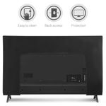 TV, Audio-Video si Foto - Accesorii TV si audio - Accesorii TV - Husa de praf pentru televizor 49-50 inch, Kwmobile, Negru/Alb, Textil, 52798.03 - Infinity.ro