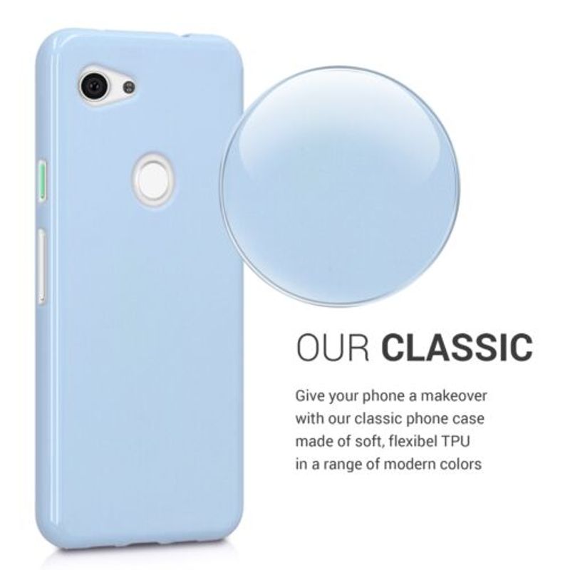 Laptop, Telefoane si Tablete - Telefoane mobile si accesorii - Accesorii Telefoane - Huse telefoane - Husa pentru Google Pixel 3a, Silicon, Albastru, 47590.58 - Infinity.ro