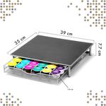 Electronice si Electrocasnice - Electrocasnice bucatarie - Preparare bauturi - Accesorii si consumabile aparate preparare bauturi - Suport pentru 36 capsule cafea,Quasar & Co.®,suport cafetiera, stand orizontal,suprafata antiaderenta,35x39x7,7 cm,metal - Infinity.ro