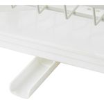 Casa si Gradina - Bucatarie si vesela - Organizare si depozitare bucatarie - Scurgator vase - Raft scurgator de vase, Quasar & Co.®, etajat, cu suport cutite, tacamuri, tocator, tava scurgere,42.4x30x41cm, metal - Infinity.ro