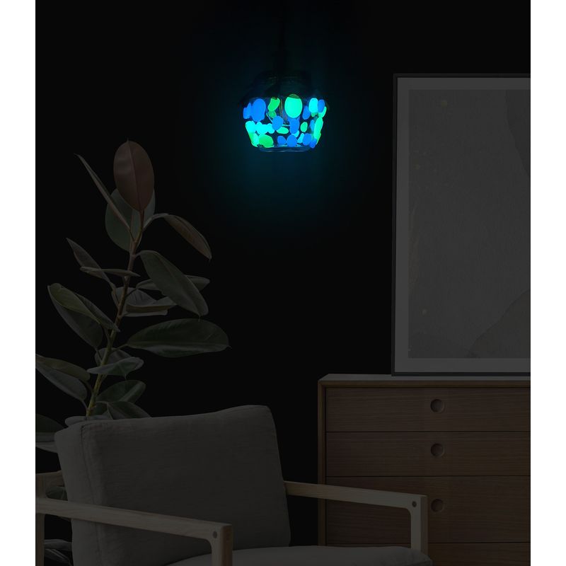 Casa si Gradina - Corpuri si surse de iluminat - Veioze si lampi - Lampadare - Lustra cu efect fosforescent in intuneric - Infinity.ro