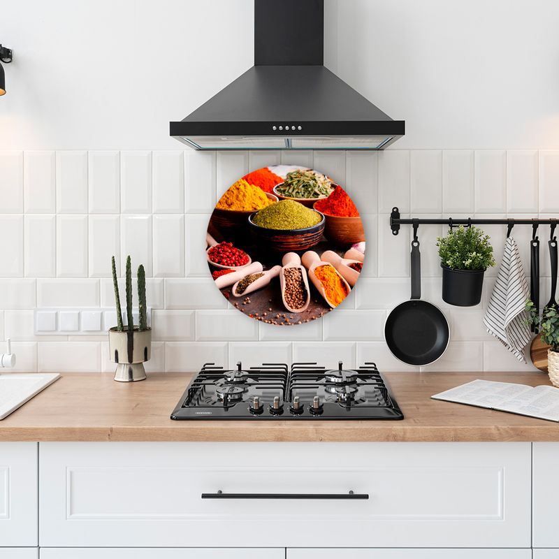 Casa si Gradina - Decoratiuni - Tablouri - Tablouri rasina epoxidica - Spicy World - rotunde diametru 50 cm - Infinity.ro