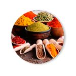 Casa si Gradina - Decoratiuni - Tablouri - Tablouri rasina epoxidica - Spicy World - rotunde diametru 50 cm - Infinity.ro