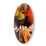 Casa si Gradina - Decoratiuni - Tablouri - Tablouri rasina epoxidica - Spicy World - rotunde diametru 50 cm - Infinity.ro