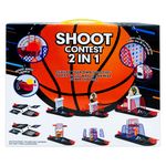 Jucarii, Copii si Bebe - Jucarii si jocuri - Jocuri si puzzle - Jocuri de societate - Joc 2 in 1, Baschet si 4 in linie, 7Toys - Infinity.ro