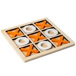 Jucarii, Copii si Bebe - Jucarii si jocuri - Jocuri si puzzle - Jocuri de societate - Joc X SI 0, Portocaliu, 7Toys - Infinity.ro