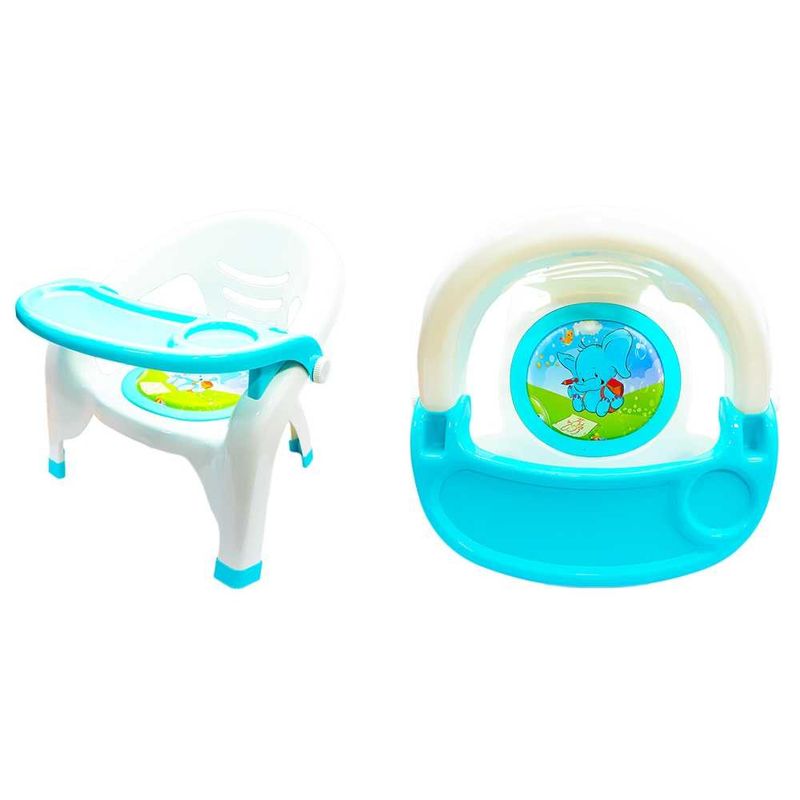 Jucarii, Copii si Bebe - Carucioare si articole de transport - Premergatoare - Scaunel cu masuta pentru bebe, 7Toys - Infinity.ro
