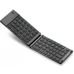 PC, gaming si accesorii - Periferice PC - Tastaturi - Tastatura Pliabila Slim, Bluetooth, fara fir, universala, compatibila Windows, Android, IOS, Negru - Infinity.ro