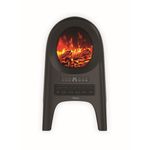 Casa si Gradina - Gradina si terasa - Mobilier exterior - Incalzitoare terasa - Aeroterma ceramica tip semineu Zilan ZLN5664 Neagra, cu animatie, telecomanda, putere 2000W - Infinity.ro