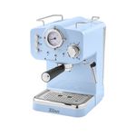 Electronice si Electrocasnice - Electrocasnice bucatarie - Preparare bauturi - Espressoare - Espressor manual Zilan ZLN2861 Albastru,15 Bar, 1.25 l, 1100W, Design Retro - Infinity.ro