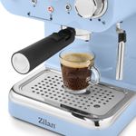 Electronice si Electrocasnice - Electrocasnice bucatarie - Preparare bauturi - Espressoare - Espressor manual Zilan ZLN2861 Albastru,15 Bar, 1.25 l, 1100W, Design Retro - Infinity.ro