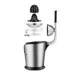 Electronice si Electrocasnice - Electrocasnice bucatarie - Preparare bauturi - Storcatoare de fructe - Storcator de citrice Zilan ZLN1765 din otel inoxidabil, Antiderapant, 2 conuri de dimensiuni diferite - Infinity.ro