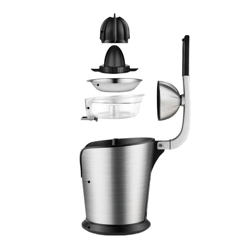 Electronice si Electrocasnice - Electrocasnice bucatarie - Preparare bauturi - Storcatoare de fructe - Storcator de citrice Zilan ZLN1765 din otel inoxidabil, Antiderapant, 2 conuri de dimensiuni diferite - Infinity.ro