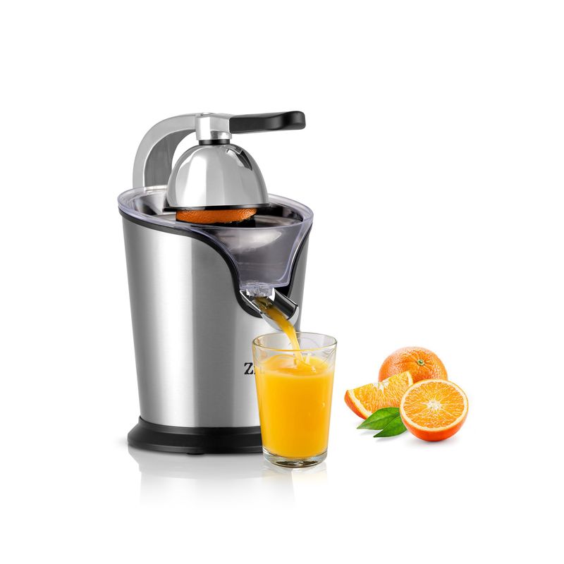 Electronice si Electrocasnice - Electrocasnice bucatarie - Preparare bauturi - Storcatoare de fructe - Storcator de citrice Zilan ZLN1765 din otel inoxidabil, Antiderapant, 2 conuri de dimensiuni diferite - Infinity.ro