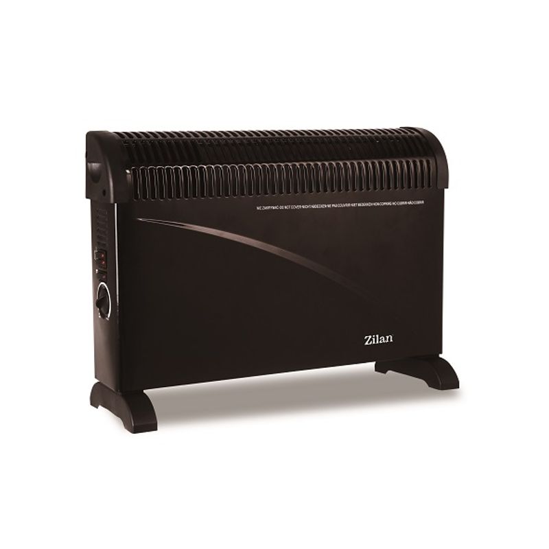 Casa si Gradina - Gradina si terasa - Mobilier exterior - Incalzitoare terasa - Convector electric de podea ZILAN ZLN-6843,Negru 2000W, 3 trepte de putere, Termostat reglabil, - Infinity.ro