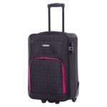 Sport si Outdoor - Articole de voiaj - Trolere - Troler Aspire, negru cu roz, 55  X 36 X 20 cm - Infinity.ro