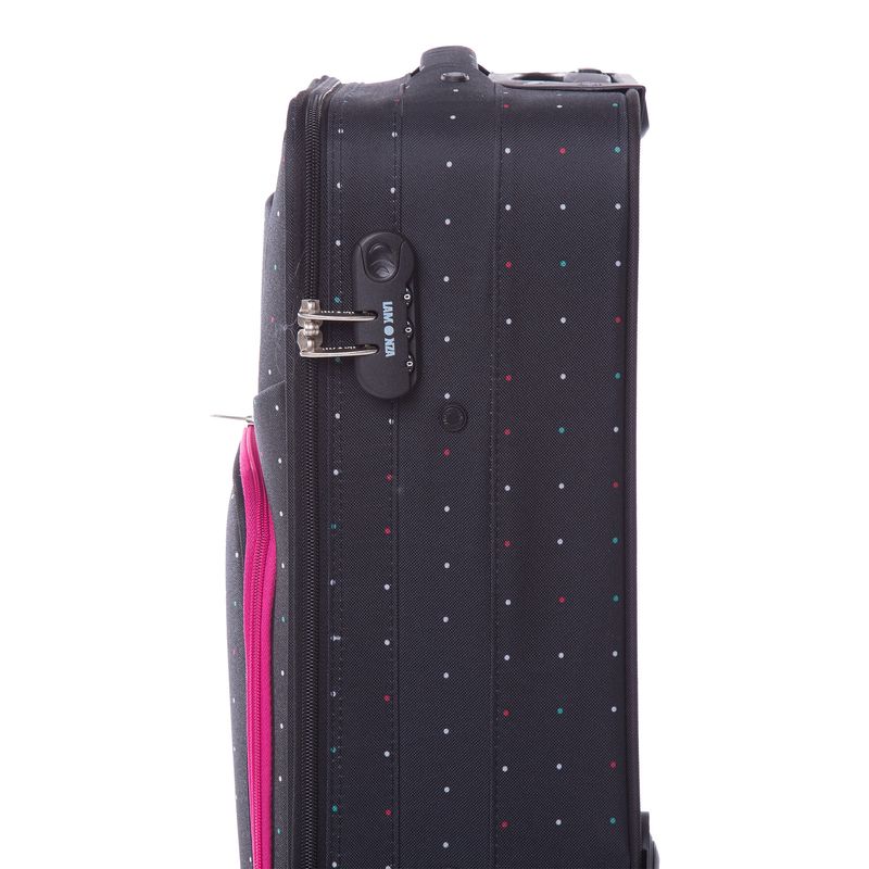 Sport si Outdoor - Articole de voiaj - Trolere - Troler Aspire, negru cu roz, 55  X 36 X 20 cm - Infinity.ro